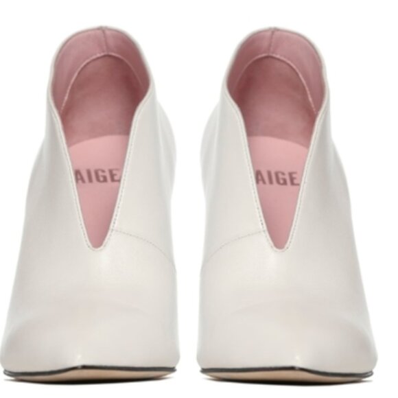 PAIGE Emi Ankle Boots Ivory - Picture 3 of 3